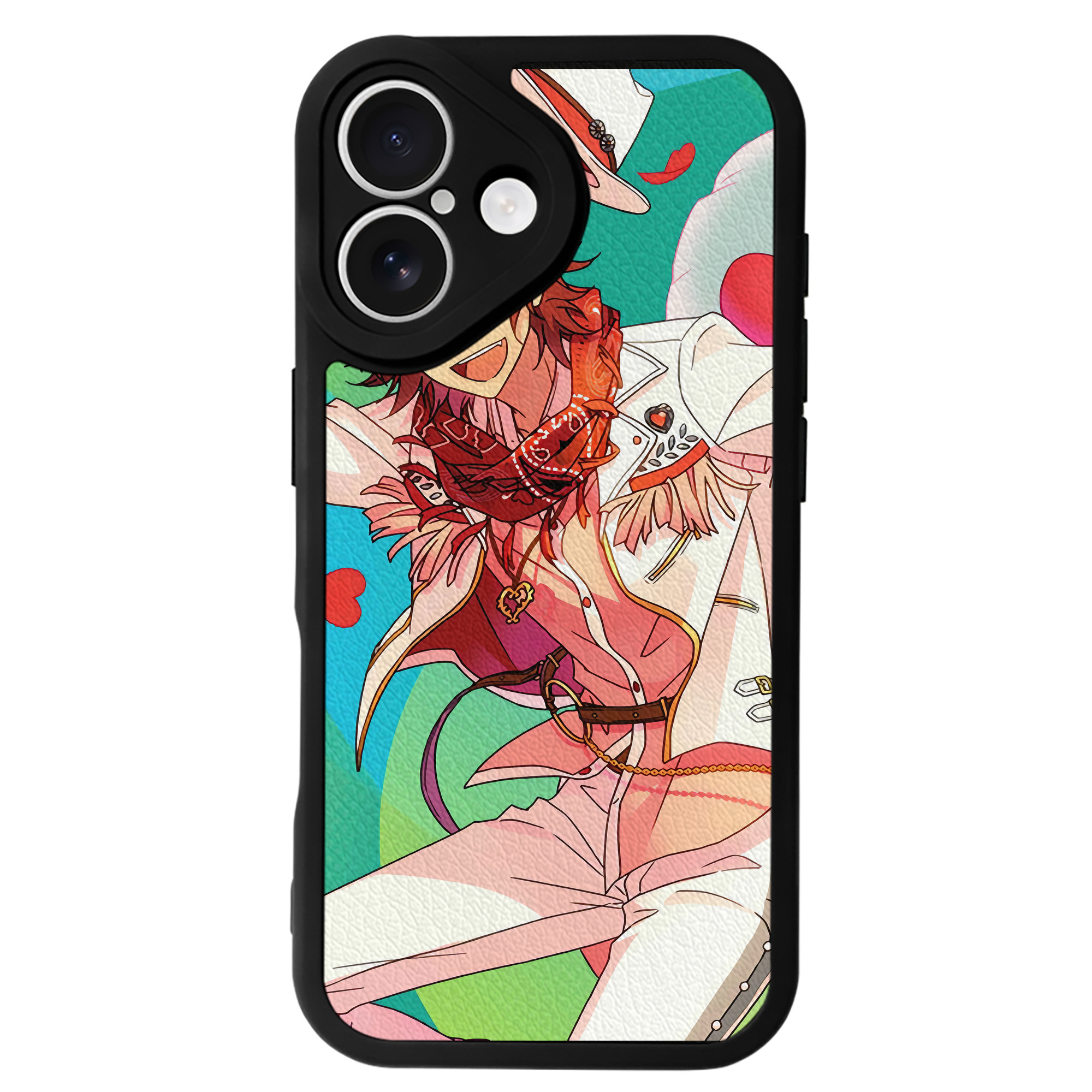 （画像用） あんさんぶるスターズ! Ensemble Stars 【iPhone 16シリーズ対応】シリコンスマホケース（レザー調） 材質：シリコン